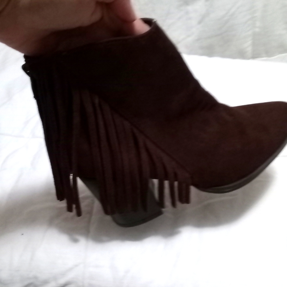 Madden Girl brown botties Size 5.5